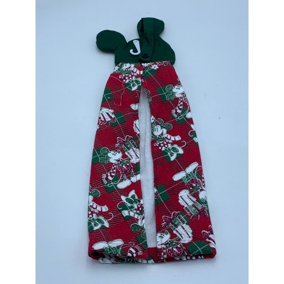 Disney Mickey & Minnie Mouse Christmas Hanging Kitchen Towel - Picture 7 of 7